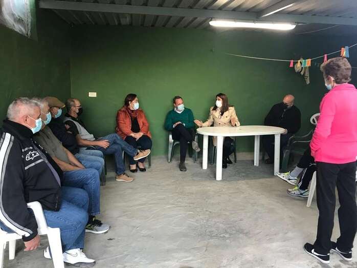 Imagen de la visita municipal a Lomo Catela / TA